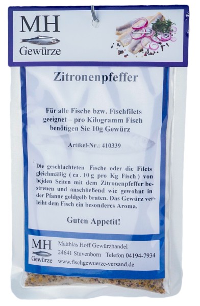 Artikelbild für Zitronenpfeffer 125 g im Baltic Kölln Onlineshop