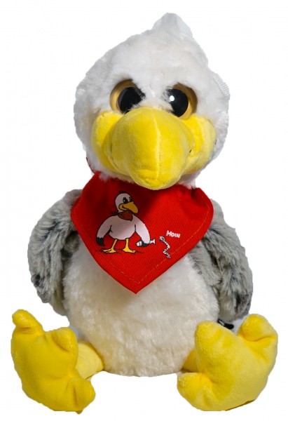 Plüsch-Möwe Olli 25 cm sitzend