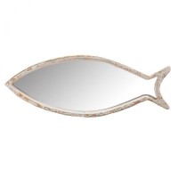 Artikelbild für Spiegel Fisch Shabby creme L2xB64xH25cm im Baltic Kölln Onlineshop