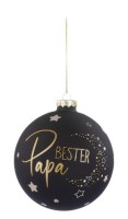 Artikelbild für Weihnachtsdeko Baumkugel Bester Papa im Baltic Kölln Onlineshop