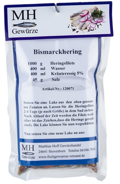 Artikelbild für Bismarckhering-Gewürz 100g ausreichend zum Herstellen von 5 kg Bi im Baltic Kölln Onlineshop