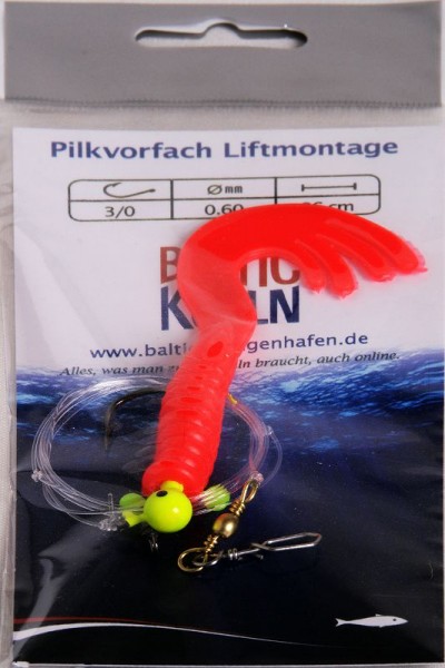 Baltic Pilkvorfach 1Beifänger rot -Liftsystem-