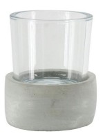 Artikelbild für Windlicht mit Glas Beton im Baltic Kölln Onlineshop