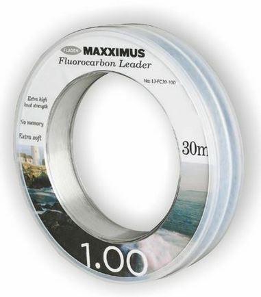 Maxximus fluocarbon 30m 120Lbs, Schnurstärke: 1,00mm