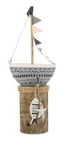 Artikelbild für Segelboot auf Holzstamm 25 cm im Baltic Kölln Onlineshop