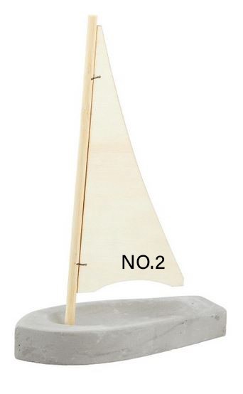 Artikelbild für Boot Zement/Holz 22cm im Baltic Kölln Onlineshop