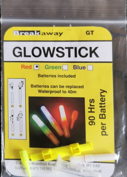 Glowstick von Breakaway in rot oder grün
