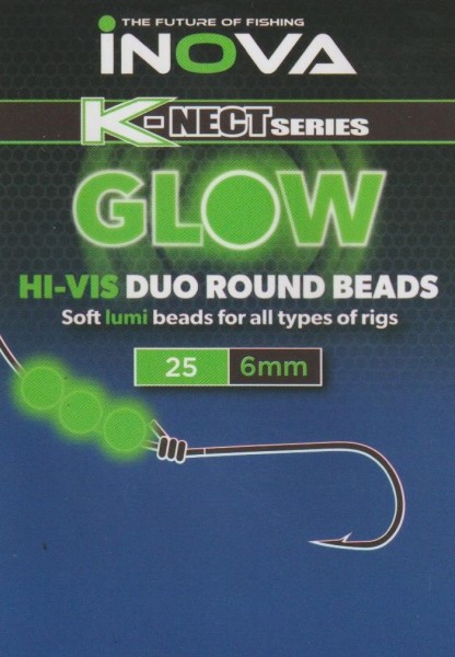 Artikelbild für HiVis Duo Round Soft Beads Glow Green 20*8 mm / 25*6 mm im Baltic Kölln Onlineshop