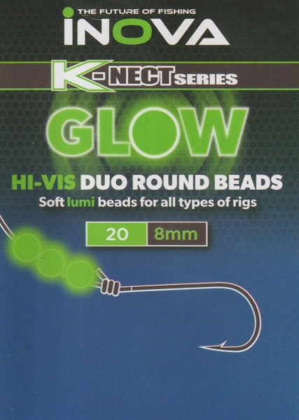 Artikelbild für HiVis Duo Round Soft Beads Glow Green 20*8 mm / 25*6 mm im Baltic Kölln Onlineshop