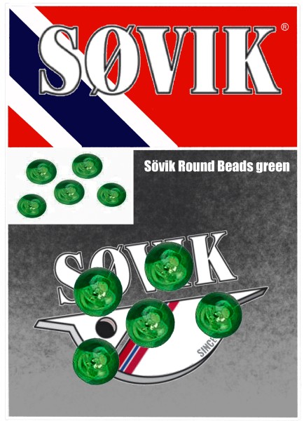 Artikelbild für Sövik Round Beads green im Baltic Kölln Onlineshop