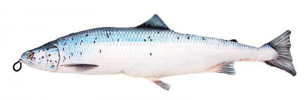Stoff-Fisch Lachs", Länge 65 cm"