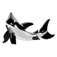 Artikelbild für Figur Hai schwarz Glas L5xB9xH5cm im Baltic Kölln Onlineshop