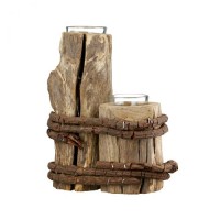 Artikelbild für Teelichtleuchter Holz L10xB15xH18cm im Baltic Kölln Onlineshop