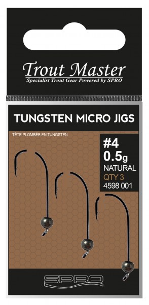 Artikelbild für TM Tungsten Micro Jigs natur 0,5gr. #4 3 Stck. SB im Baltic Kölln Onlineshop