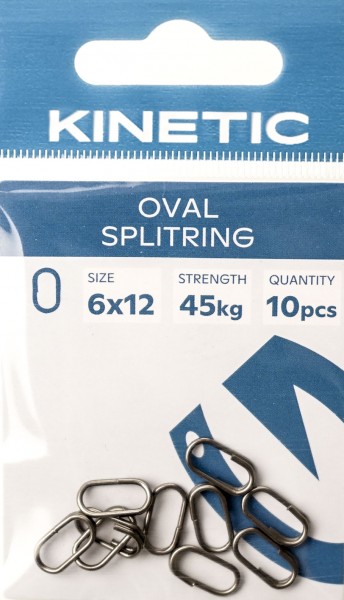 Ovaler Splitring 10 Stück SB
