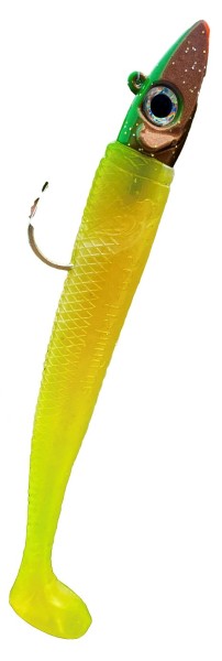 Flexxxi Shad mit Twitcherkopf motoroil 13 cm