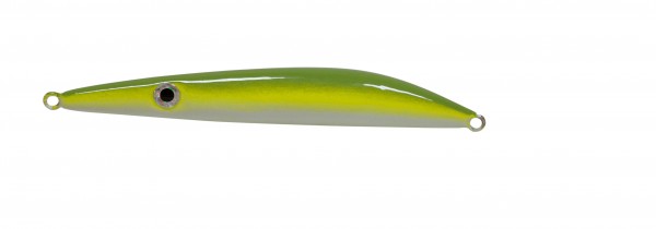 Eitz-Meerforellen-Wobbler grün/gelb