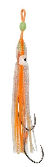 Octopus Makk 12cm #2/0 Orange UV 2 Stück