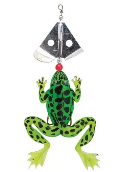 Artikelbild für Frosch 18cm mit Spinnerblatt olive im Baltic Kölln Onlineshop