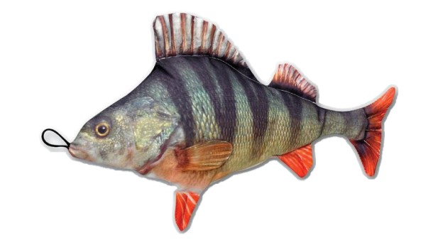 Artikelbild für Stoff-Fisch Barsch, Länge 45 cm im Baltic Kölln Onlineshop