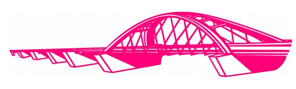 Artikelbild für Aufkleber Fehmarnsundbrücke 13 cm pink im Baltic Kölln Onlineshop