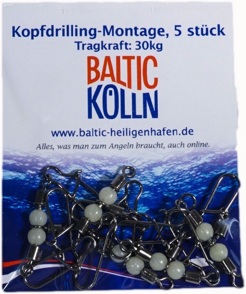 Artikelbild für Kopfdrilling-Montage 5 Stk SB, Tragkraft 30kg im Baltic Kölln Onlineshop