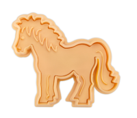 Artikelbild für Ausstecher mit Auswerfer Pferd beige 8cm im Baltic Kölln Onlineshop