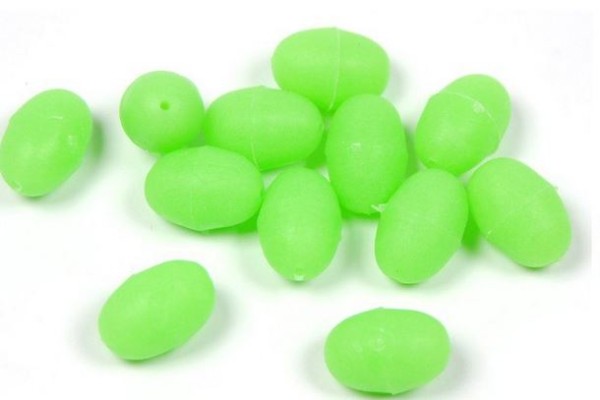 Artikelbild für Oval Glow Beads grün 10Stck. SB im Baltic Kölln Onlineshop