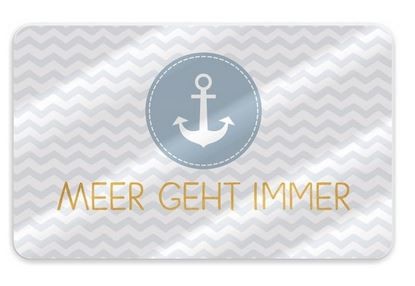 Brettchen Meer geht immer 23,5x14,5