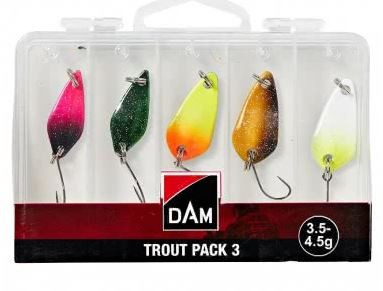 Trout Pack 3 Spoon Sortiment 3,5-4,5 Gramm