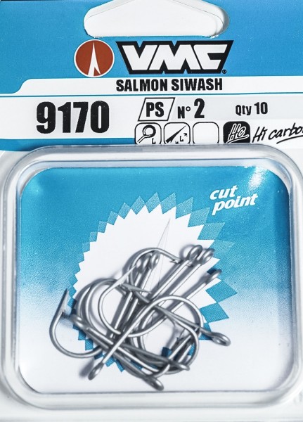 Meerforellenhaken VMC Salmon Siwash Einzelhaken 9170