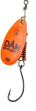 DAM Effzett Single Hook Spinner Orange
