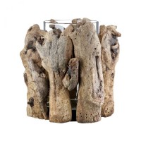 Artikelbild für Windlicht Holz Höhe 19cm im Baltic Kölln Onlineshop